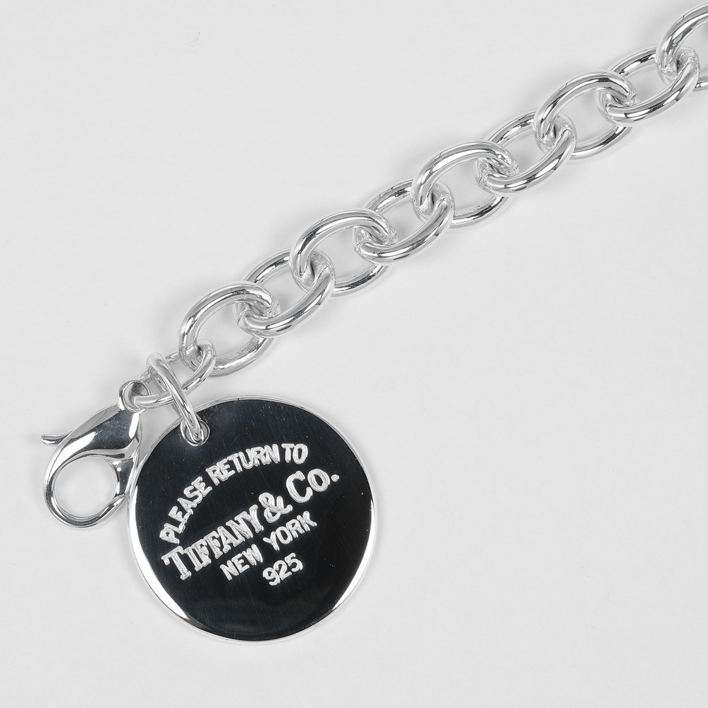 TIFFANY Silver Charm Bracelet - Picture 4 of 8